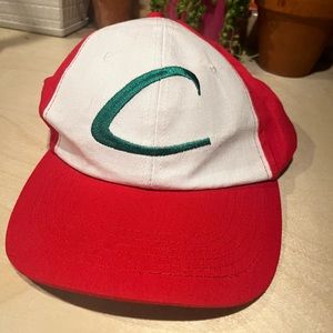 Pokemon Ash Ketchum Hat Logo Strapback Cap Adjustable